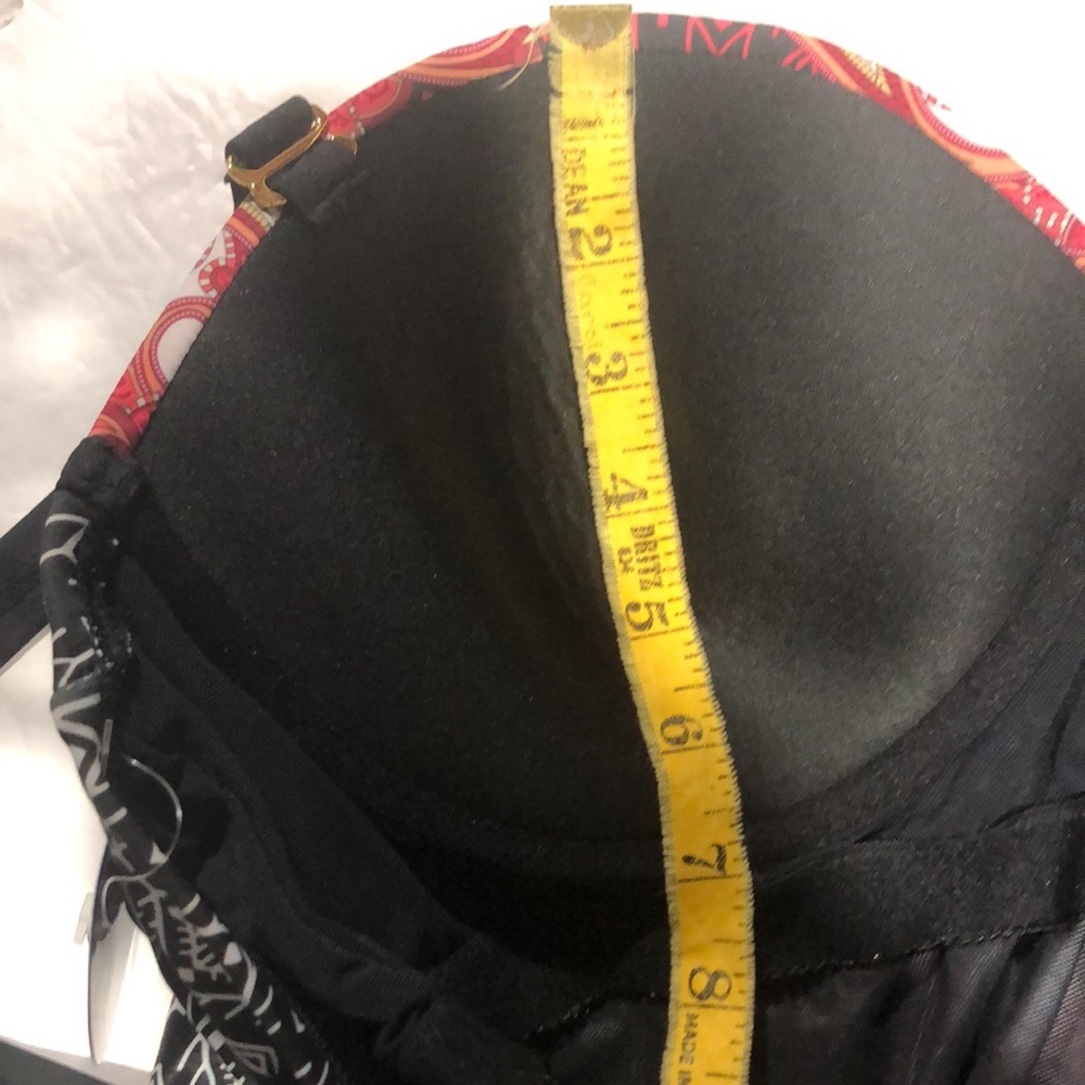 NWT Swimsuits for All pink paisley b&w onepiece 12 - Picture 10 of 11